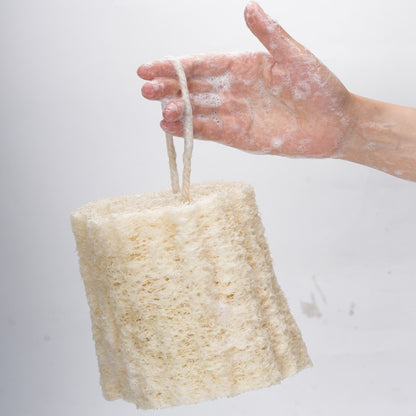 Natural Loofah Sponge – The Ultimate Bathing & Cleaning Wonder(4pcs/bag)